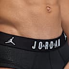 Jordan Flight katoenen heupslips voor heren (3 stuks)