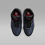 Air Jordan 3 x Levi's® "Indigo and Gym Red" Little Kids' Shoes