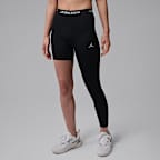 조던 스포츠 여성 하이라이즈 싱글 레그 농구 레깅스(왼쪽)