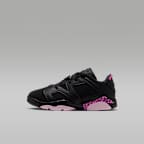 Jordan 6 Retro Low Little Kids' Shoes - Black/Pink Foam/Laser Fuchsia