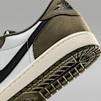 Air Jordan 1 Retro Low 'Medium Olive and Summit White' Men's Shoes