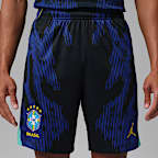 Brazil 2026 Stadium Away Men's Jordan Dri-FIT Football Replica Shorts