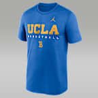 Playera universitaria marca Jordan Dri-FIT para hombre UCLA Courtside Basketball Legend