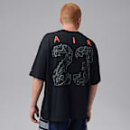 ジョーダン ブルックリン メンズ オーバーサイズド グラフィック Tシャツ
