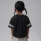 Playera de encaje floral para niños talla pequeña Jordan