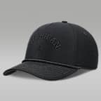 Gorra universitaria marca Jordan ajustable para hombre Michigan Campus Prep Tonal Rope Rise