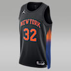 New York Knicks 2025/26 Statement Edition Men's Nike Dri-FIT NBA Swingman Jersey - Black