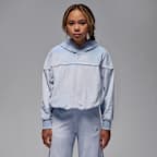 Sudadera con gorro sin cierre de tejido velour para niños talla grande Jordan Mountainside