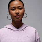 Sudadera con gorro sin cierre para mujer Jordan Brooklyn Fleece