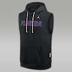 Sudadera con gorro sin cierre sin mangas universitaria marca Jordan Dri-FIT para hombre Florida Sideline