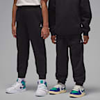 Conjunto de 2 piezas con sudadera con gorro sin cierre para niños talla pequeña Jordan Brooklyn Fleece