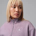 Jordan Brooklyn Women's 1/4-Zip Cropped Top
