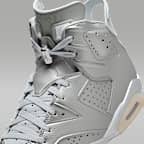 Air Jordan 6 Retro x Paris Saint-Germain "Metallic Silver" Men's Shoes