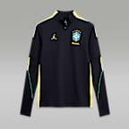 Playera de entrenamiento de fútbol Jordan Dri-FIT de tejido Knit para mujer Brazil Strike