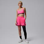 조던 스포츠 여성 하이라이즈 싱글 레그 농구 레깅스(왼쪽)