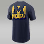 Michigan Courtside Men's Jordan Brand Dri-FIT College T-Shirt