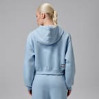 Jordan Brooklyn Fleece Women's Full-Zip Mod-Crop Hoodie