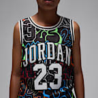 Jersey a rayas para niños talla grande Jordan 23