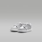 Jordan 1 Retro Low 'Silver' Baby/Toddler Shoes
