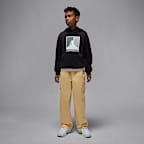 Jordan Essentials Big Kids' Fleece Baseline Pullover Hoodie