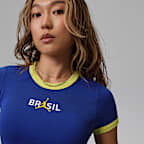 ジョーダン ウィメンズ グラフィック ブラジル クルーネック シャツ