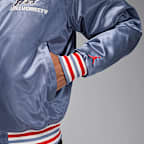 Chamarra universitaria para hombre Jordan MVP x Howard University