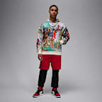 Jordan Brooklyn Fleece Men's Printed Pullover Hoodie