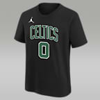 Jayson Tatum Boston Celtics Statement Edition Big Kids' Jordan NBA T-Shirt
