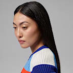 조던 플라이트 여성용 긴팔 스트라이프 스웨터