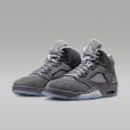 Air Jordan 5 Retro 'Wolf Grey' Men's Shoes
