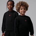 Jordan Brooklyn Fleece zweiteiliges Set mit Rundhalsshirt (jüngere Kinder)