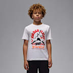 Jordan Big Kids' Deep Dish T-Shirt - White