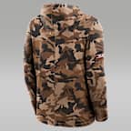 Sudadera con gorro de manga larga universitaria marca Jordan Dri-FIT para hombre Oklahoma 2026 Military Appreciation