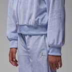 Conjunto de 2 piezas de tejido velour para niños talla pequeña Jordan Mountainside