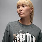 ジョーダン ブルックリン フリース ウィメンズ リアルツリー クルーネック スウェットシャツ