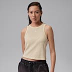 조던 플라이트 여성 와플 탱크 탑