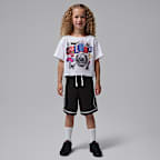 Playera Air con collage para niños talla pequeña Jordan