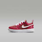 Jordan 1 Low Alt SE Little Kids' Shoes - Dark Pony/Varsity Red/Metallic Gold/White