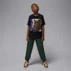 Playera con gráfico Tour para niños talla grande Jordan