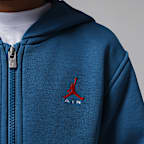 Jordan Brooklyn Fleece Little Kids' 2-Piece Full-Zip Hoodie Set