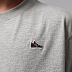Jordan T-shirt met AJ4 patch voor kids