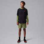 Shorts Acid Wash de French Terry para niños talla grande Jordan
