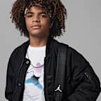 Jordan Flight Chrome Graphic Tee póló nagyobb gyerekeknek