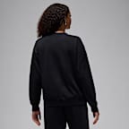Sudadera de cuello redondo de French Terry para mujer Jordan Brooklyn Fleece