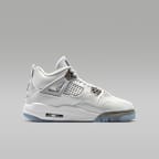 Air Jordan 4 Retro "Blue Chill" Big Kids' Shoes