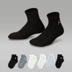 Nike Everyday Essentials Big Kids' Ankle Socks (6 Pairs)