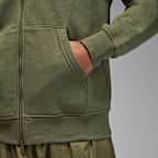 Hoodie com fecho completo Jordan Brooklyn Fleece para homem