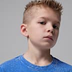 Jordan Little Kids' Air Embroidered Acid Wash T-Shirt