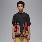 Playera Night Lights para niños talla grande Jordan