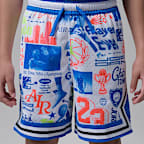 Shorts deportivos Diamond estampados MJ para niños talla grande Jordan Dri-FIT